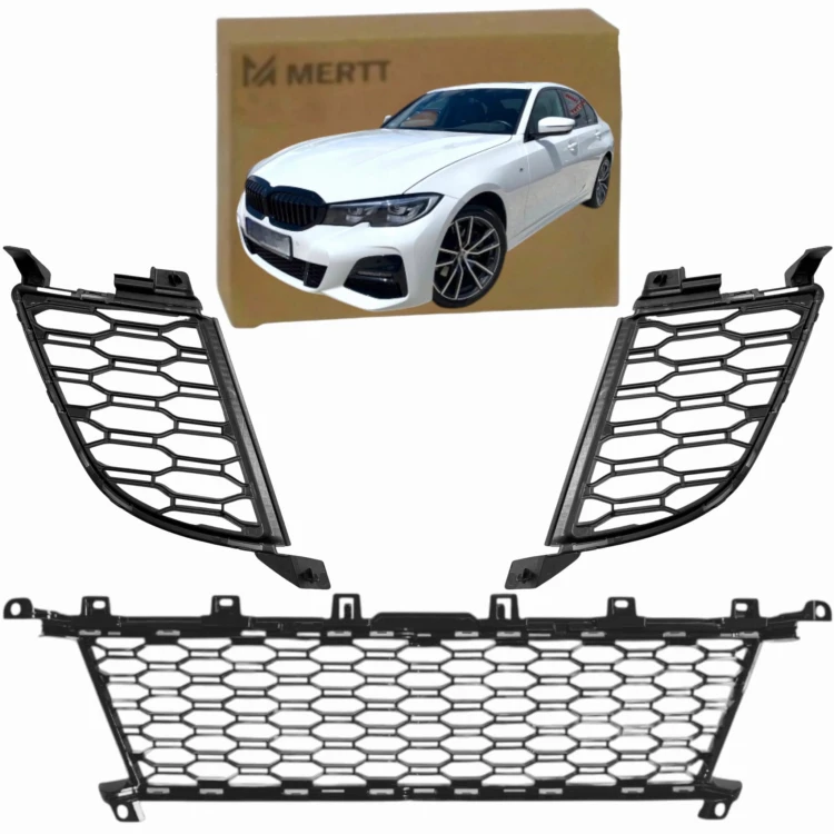 ZESTAW kratek atrapa kratka zderzaka środkowa przód BMW 3 G20 G21 M pakiet