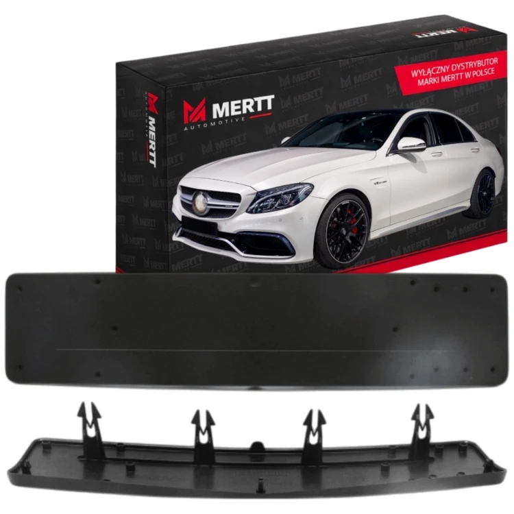 PODKŁADKA POD TABLICĘ REJESTRACYJNĄ PRZÓD MERCEDES KLASA C W205 2058809802