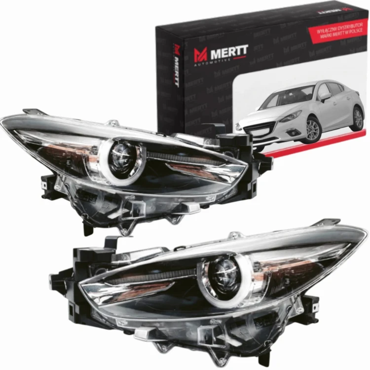 LAMPY PRZEDNIE REFLEKTORY FULL LED BSP551030G MAZDA 3 BM 2017+ LIFT