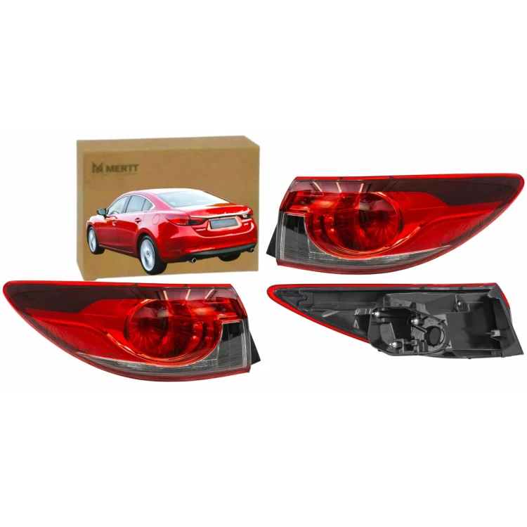 SEDAN LAMPY W BŁOTNIK TYLNE LEWA PRAWA MAZDA 6 III GJ 2012-2018 KOMPLET