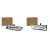 KPL x2 Halogen PRAWY + LEWY lampa przeciwmgielna BMW X3 G01 X4 G02 LED 17+
