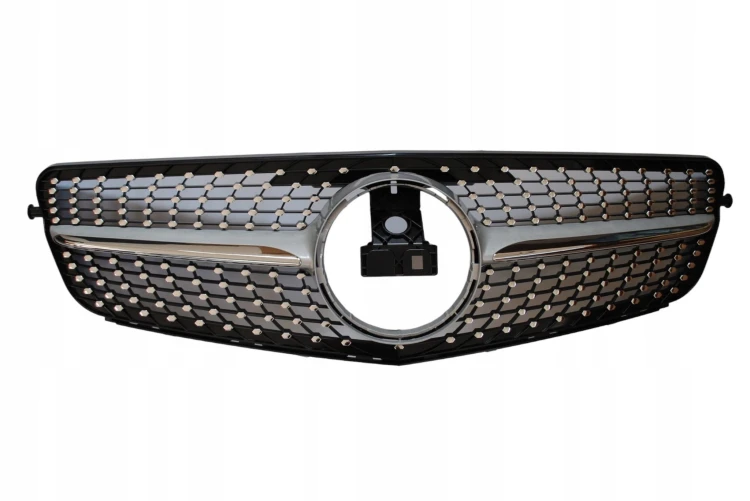 MERCEDES C W204 2007-2014 GRILL ATRAPA PRZEDNIA CHROM CHŁODNICY DIAMOND CZA