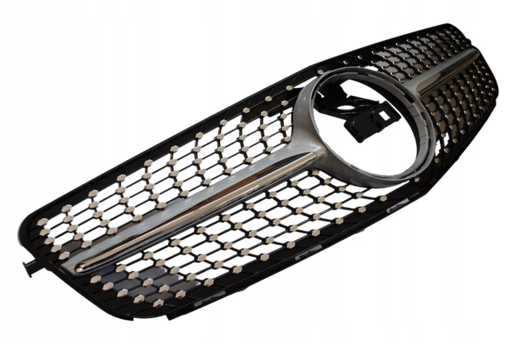MERCEDES C W204 2007-2014 GRILL ATRAPA PRZEDNIA CHROM CHŁODNICY DIAMOND CZA