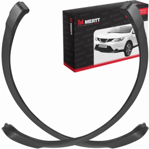 LISTWY NAKŁADKI BŁOTNIKÓW TYŁ PRAWA LEWA NISSAN QASHQAI 2014-2017 KOMPLET