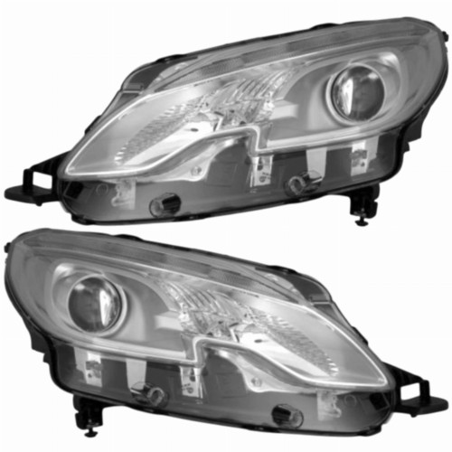 PEUGEOT 2008 2013-2019 REFLEKTOR LAMPA PRZEDNIA LEWA PRAWA H7 H7 KOMPLET