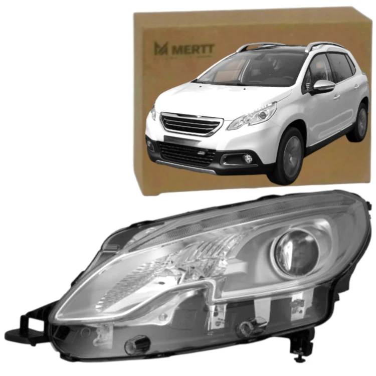 PEUGEOT 2008 2013-2019 REFLEKTOR LAMPA PRZEDNIA LEWA PRAWA H7 H7 KOMPLET