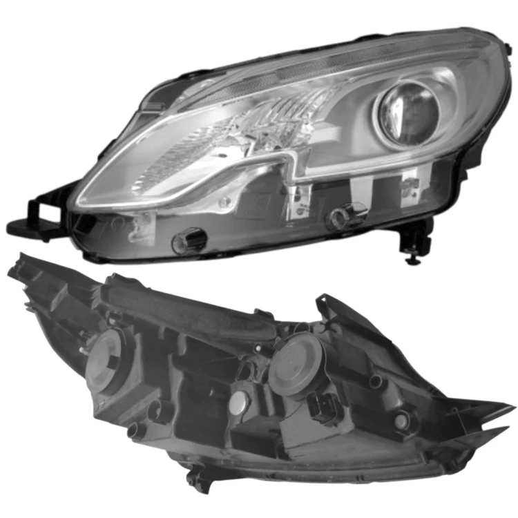 PEUGEOT 2008 2013-2019 REFLEKTOR LAMPA PRZEDNIA LEWA PRAWA H7 H7 KOMPLET