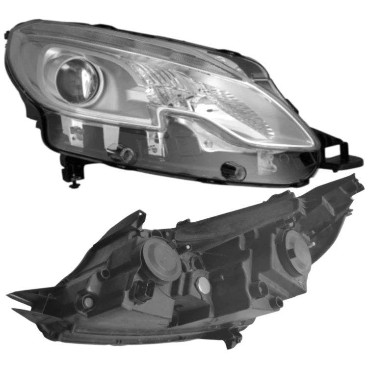 PEUGEOT 2008 2013-2019 REFLEKTOR LAMPA PRZEDNIA LEWA PRAWA H7 H7 KOMPLET
