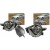 BMW 3 E90 91 2004-2008 HALOGENY PRAWY LEWY LAMPY PRZECIWMGIELNE PRZÓD