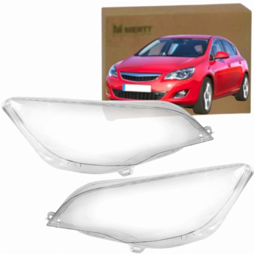 Opel ASTRA J 2010-2014 Klosz LEWY PRAWY szkło reflektora lamp PRZEDNICH KPL