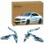 KPL x2 ZAWIAS PRAWY + LEWY maski Mercedes CLA C117 X117 W117 13-19