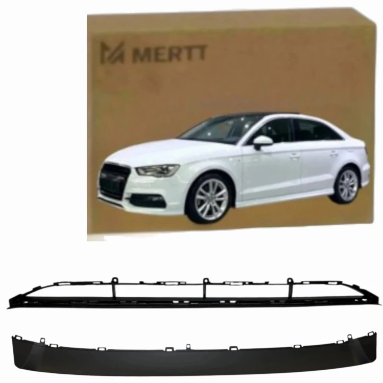 DOKŁADKA ZDERZAKA PRZEDNIEGO spoiler AUDI A3 8V 12-16 S-LINE sedan + atrapa