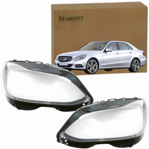 KOMPLET KLOSZY szkieł reflektora przedniego MERCEDES W212 13-16 lewy prawy