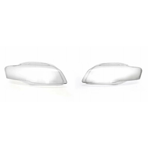 KPL x2 Klosz PRAWY + LEWY szkło reflektora lampa AUDI A4 B7 S4 2004-2008