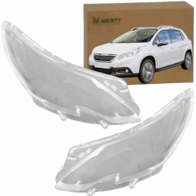 PEUGEOT 2008 2013-2019 PRAWY LEWY KLOSZ SZKŁO REFLEKTORA LAMPY PRZEDNIEJ