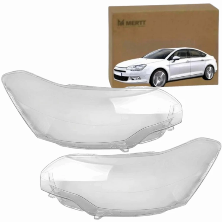 LEWY PRAWY KLOSZ Reflektora przedniego szkło CITROEN C5 2010-2016 KOMPLET
