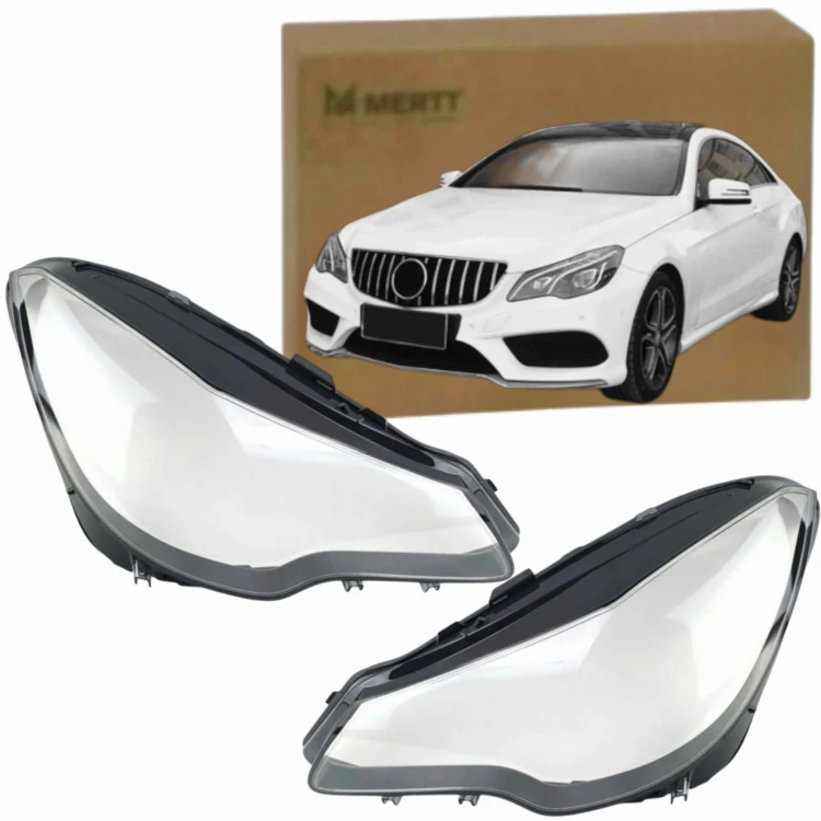 MERCEDES C207 13-16 KOMPLET KLOSZY reflektora przedniego szkło LEWE PRAWE