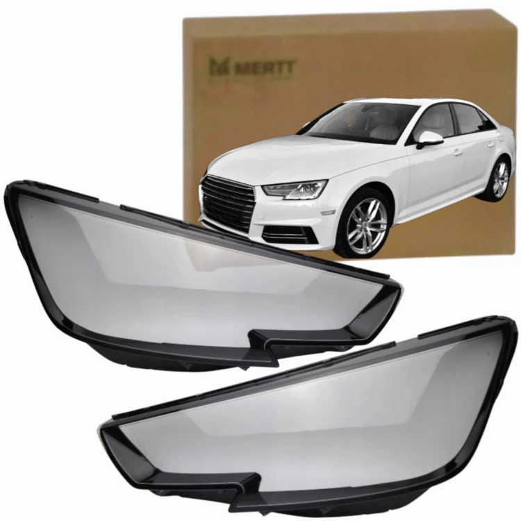 KPL x2 Klosz PRAWY + LEWY szkło reflektora lampa AUDI A4 B9 2015-2019