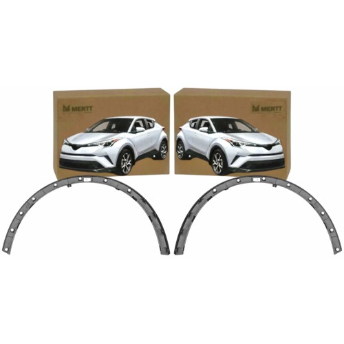 LISTWY BŁOTNIKÓW PRZEDNICH PRAWA LEWA TOYOTA CH-R CHR 2016-2023 KOMPLET