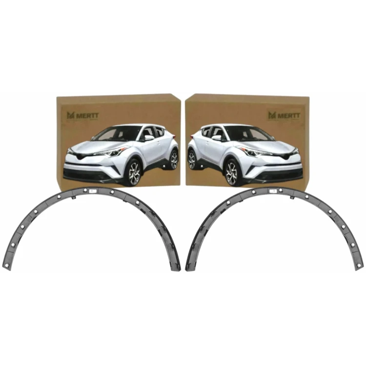 LISTWY BŁOTNIKÓW PRZEDNICH PRAWA LEWA TOYOTA CH-R CHR 2016-2023 KOMPLET