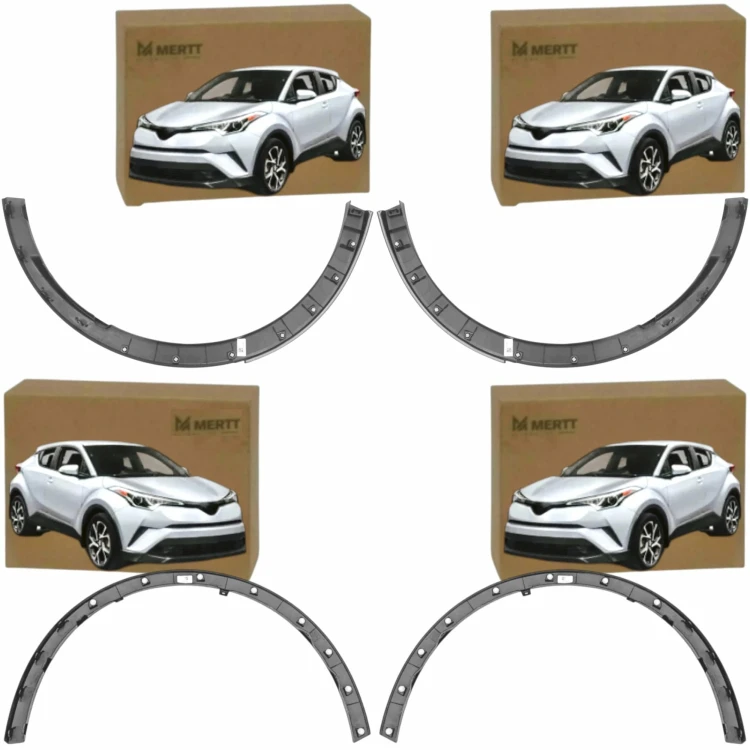 TOYOTA CH-R CHR 2016-2023 LISTWY NAKŁADKI BŁOTNIKA TYŁ PRZÓD PRAWA LEWA KPL