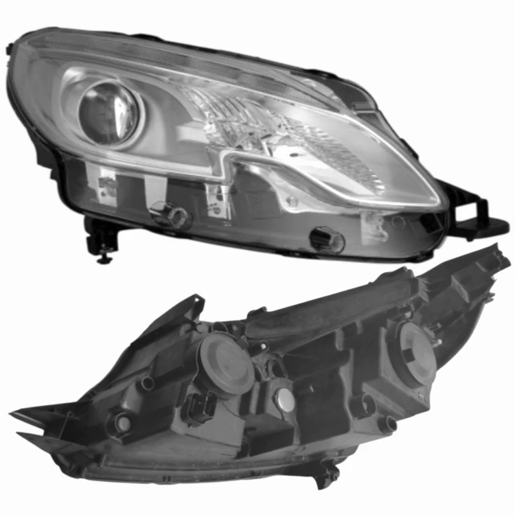 REFLEKTOR LAMPA PRZEDNIA PRAWA H7 H7 9677810280 PEUGEOT 2008 2013-2019