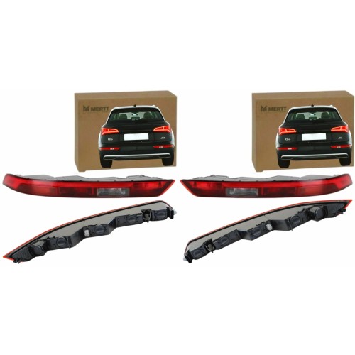 LAMPY ZDERZAKA TYLNEGO tył KOMPLET przeciwmgielna AUDI Q5 80A II 2016+