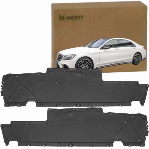 OSŁONA PŁYTA PODWOZIA LEWA PRAWA MERCEDES S W222 LONG 2014-2020 KOMPLET