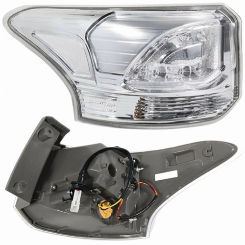 MITSUBISHI OUTLANDER 2013- LAMPA TYLNA LEWA PRAWA LED Z LISTWĄ ŻARÓWKOWĄ