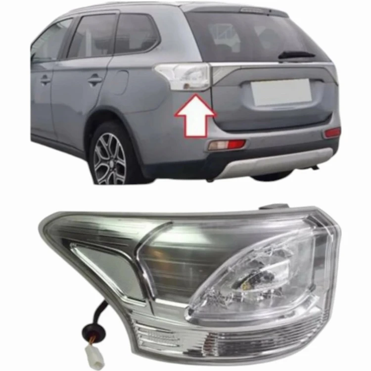 MITSUBISHI OUTLANDER 2013- LAMPA TYLNA LEWA PRAWA LED Z LISTWĄ ŻARÓWKOWĄ