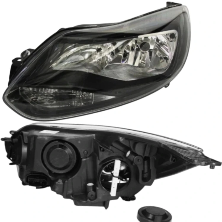 REFLEKTOR LAMPA PRZEDNIA LEWA PRAWA BLACK CZARNY FORD FOCUS 2011-2014 KPL