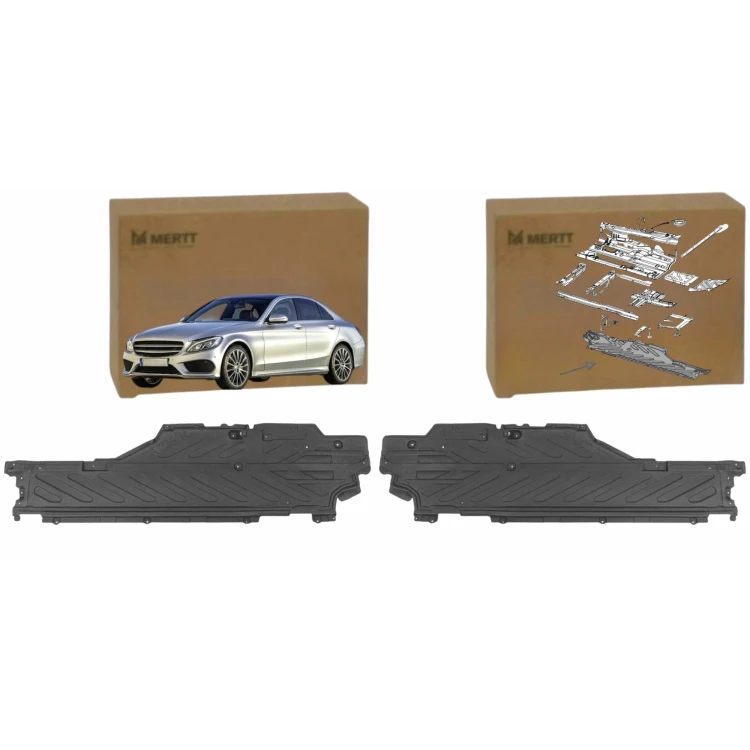 MATERIAŁOWA OSŁONA PODWOZIA LEWA PRAWA MERCEDES C W205 2014-2021 KOMPLET