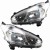 PEUGEOT 208 2012-2018 REFLEKTOR LAMPA PRZEDNIA PRAWA LEWA KOMPLET + SILNIKI
