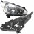 PEUGEOT 208 2012-2018 REFLEKTOR LAMPA PRZEDNIA PRAWA LEWA KOMPLET + SILNIKI
