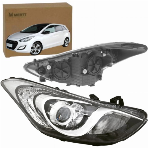 HYUNDAI I30 2012-2014 REFLEKTOR LAMPA PRZEDNIA PRAWA H7+H7 92102-A6000