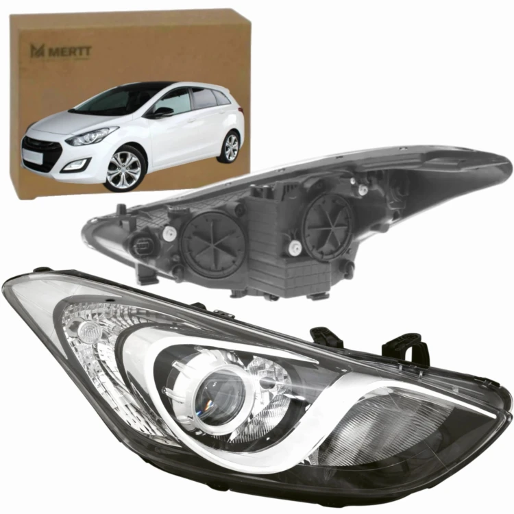 HYUNDAI I30 2012-2014 REFLEKTOR LAMPA PRZEDNIA PRAWA H7+H7 92102-A6000
