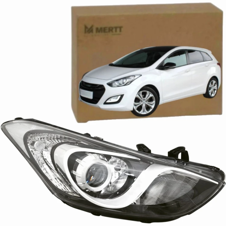 HYUNDAI I30 2012-2014 REFLEKTOR LAMPA PRZEDNIA PRAWA H7+H7 92102-A6000