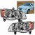 REFLEKTORY LAMPY PRZÓD LEWY PRAWY DODGE GRAND CARAVAN 2008-2016 KOMPLET