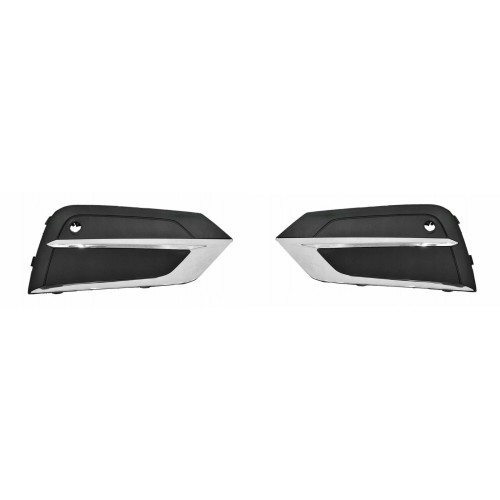 KPL x2 KRATKA ZDERZAKA PRAWA LEWA atrapa zaślepka CHROM VOLVO XC60 II 17-21