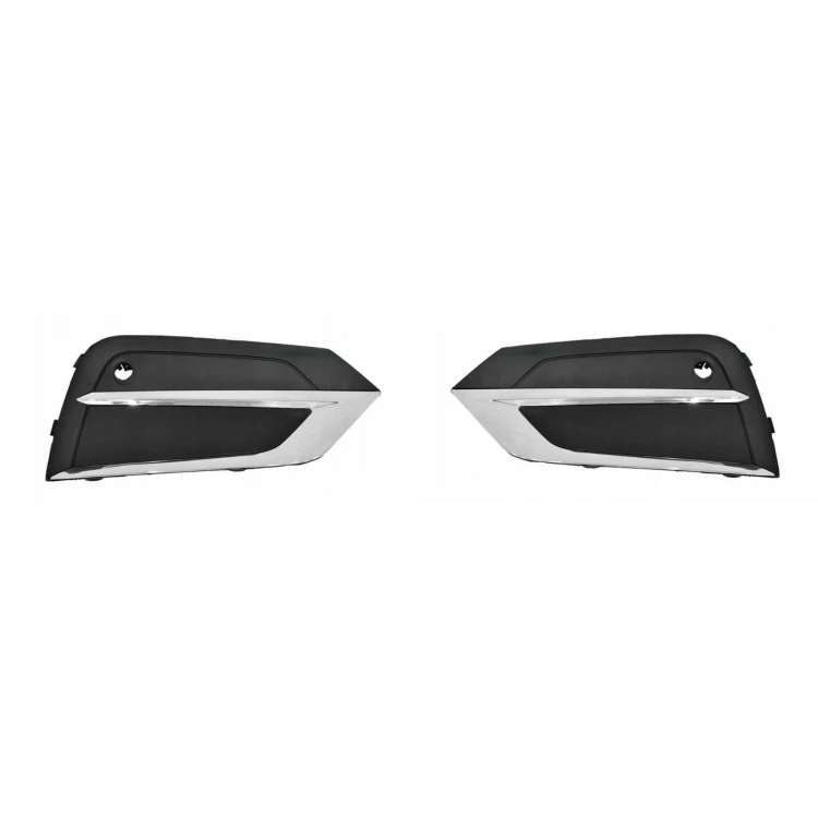 KPL x2 KRATKA ZDERZAKA PRAWA LEWA atrapa zaślepka CHROM VOLVO XC60 II 17-21