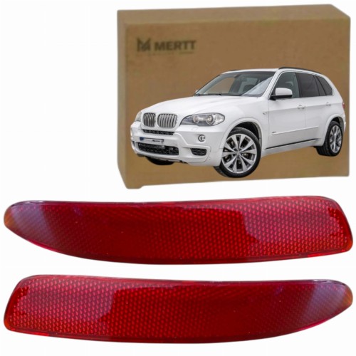 x2 BMW X5 E70 ODBLASK TYLNEGO ZDERZAKA TYLNA TYŁ prawa + lewa M-PAKIET