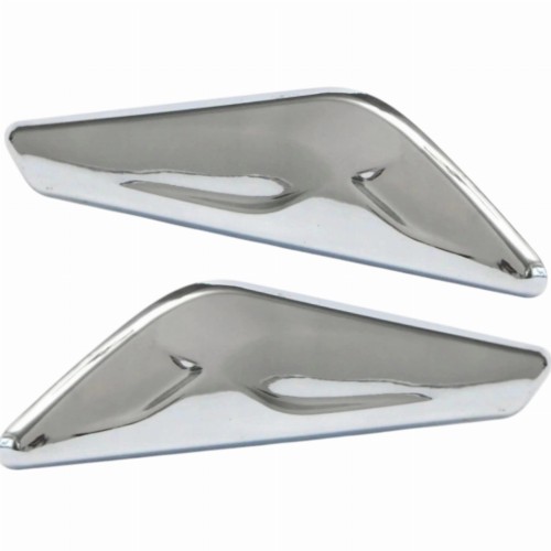 KPL x2 ZAŚLEPKA BŁOTNIKA prawa + lewa emblemat chrom BMW X3 F25 X4 F26