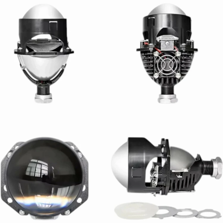 Soczewki projektory Bi LED Grant 2.5 komplet 6000K ADAPTER H7 H4 KOMPLET