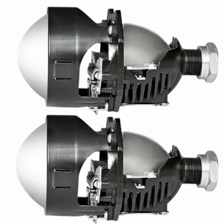 Soczewki projektory Bi LED Grant 2.5 komplet 6000K ADAPTER H7 H4 KOMPLET