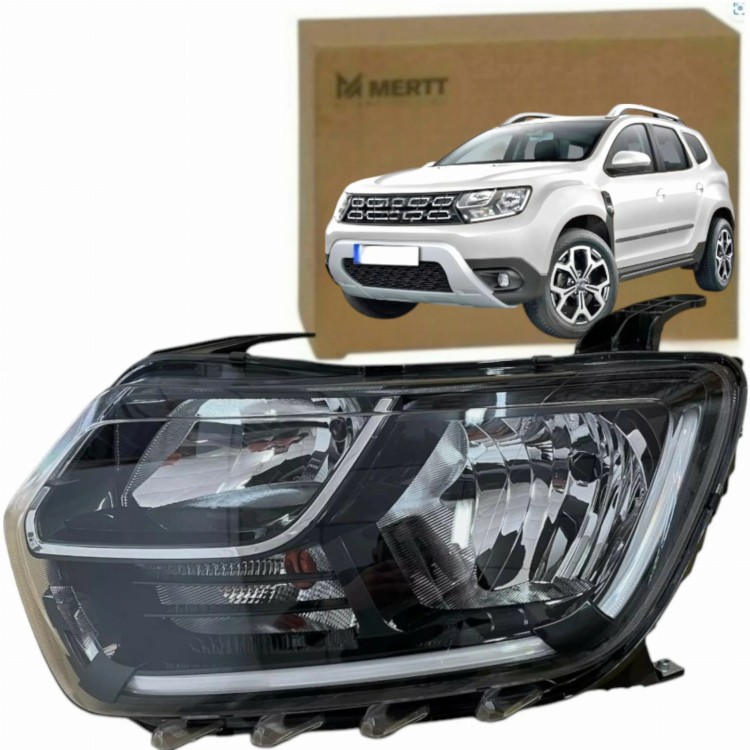 DACIA DUSTER 2017 - REFLEKTOR LAMPA PRZEDNIA LEWA 260609367R H1 H7