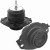 2x Poduszka silnika 52124671AD Dodge Durango 3.6 5.7 Jeep Grand Cherokee WK