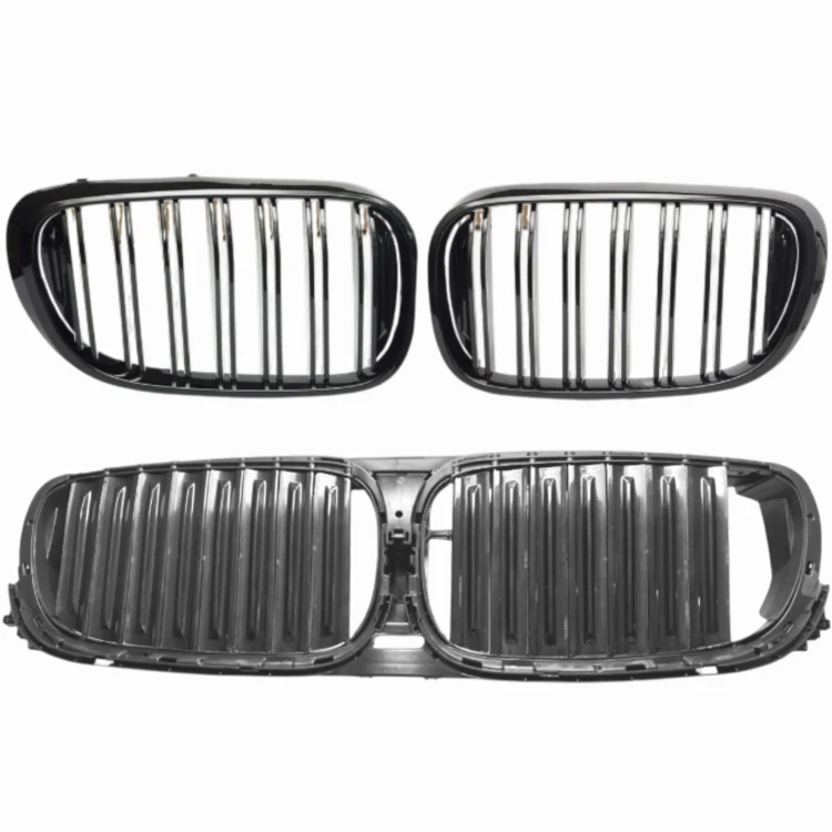 ATRAPA NERKI GRILL BMW 7 G11 G12 2015+ CZARNE ŻALUZJA KIEROWNICA POWIETRZA