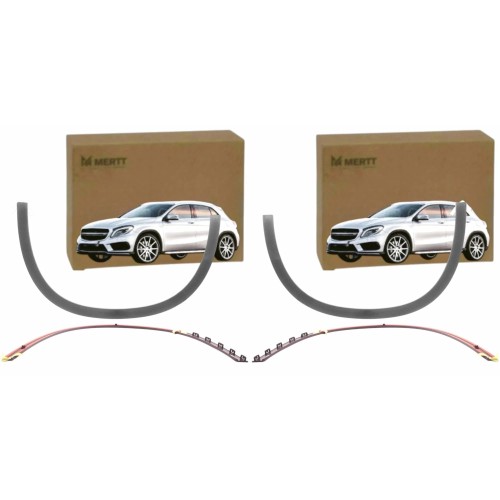LISTWY PRZEDNICH BŁOTNIKÓW PRAWA LEWA MERCEDES GLA X156 13-19 AMG KOMPLET