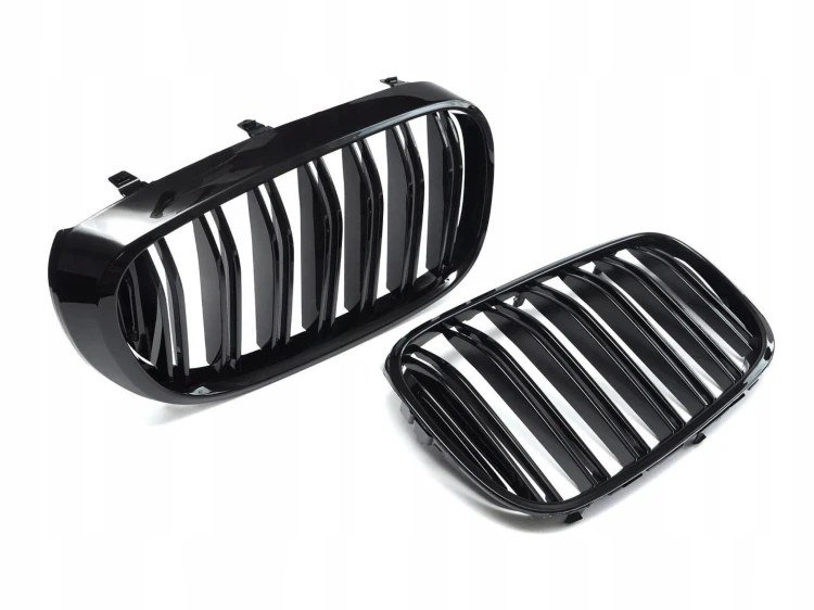 ATRAPA NERKI GRILL BMW 7 G11 G12 2015+ CZARNE ŻALUZJA KIEROWNICA POWIETRZA
