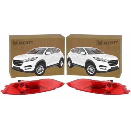 Lampy tył przeciwmgielne halogeny zderzak Hyundai Tucson III 15-18 KOMPLET